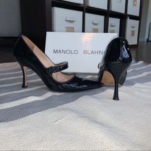 Monolo Blahnik Campari Mary Janes | EU 38
